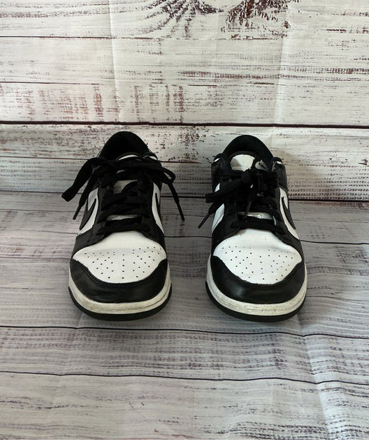 Women's Nike Dunk Low Black & White Sneakers Size 8.5