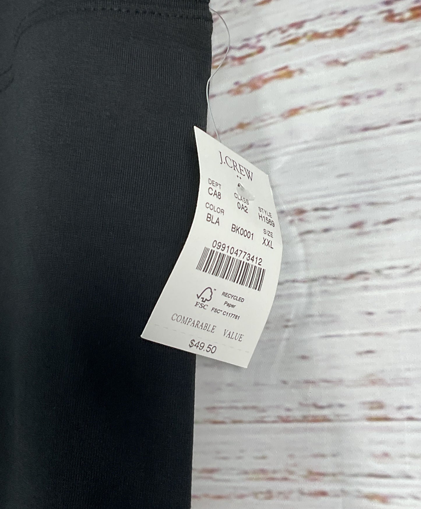 J Crew Full Length Everyday Leggings Black XXL