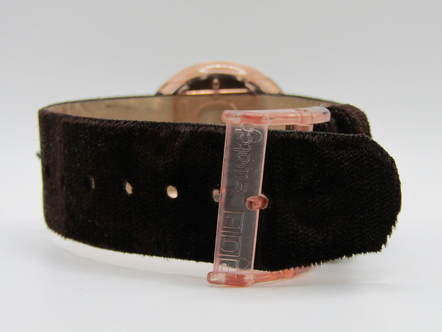 Vintage 1995 Swatch Midi Pop Smooth Velvet Quartz Watch PMB102