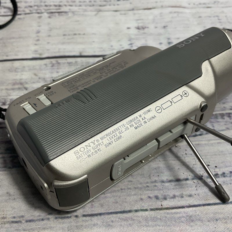 Sony Mic n' Micro M-100MC Compact Micro Cassette Audio Recorder FOR PARTS