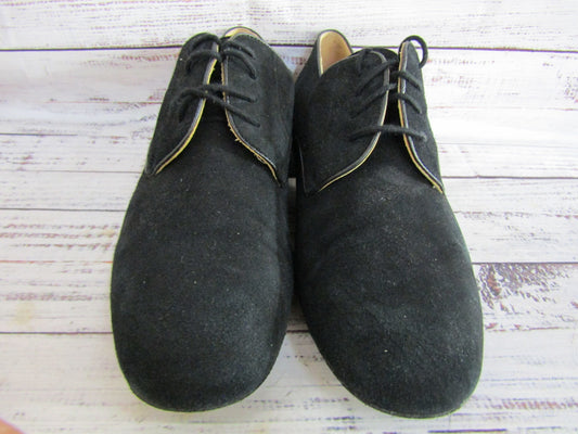 Werner Kern Modena Men's Black Suede Oxford Dancing Shoes Size 9.5