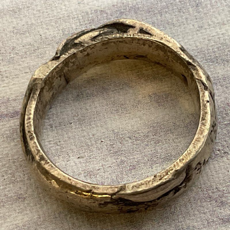 VTG. Modernist Sterling Silver SZ 4.75 Ring- 4.48g