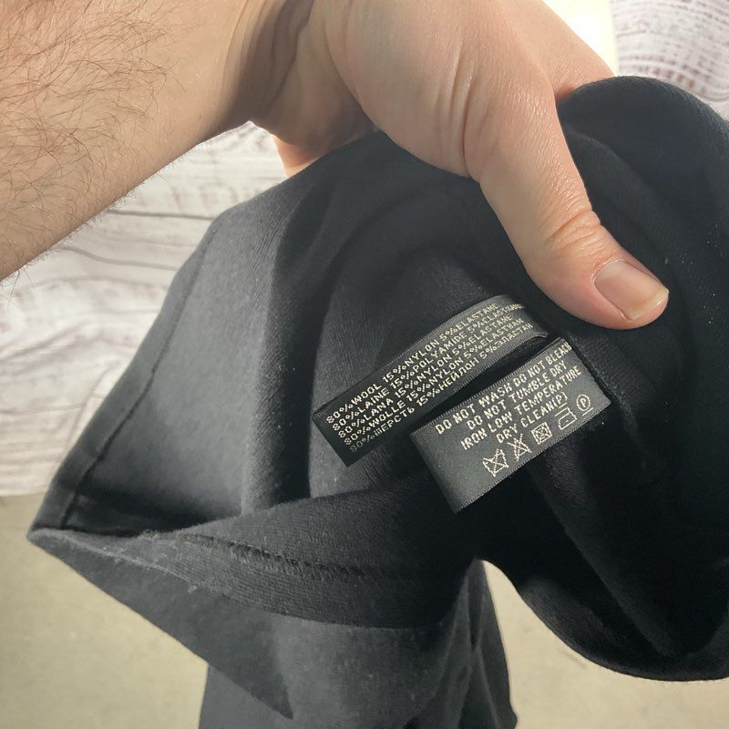 Ralph Lauren Black Knit Sleeveless Scoop Neck Wool Blend Mini Dress - Size 2