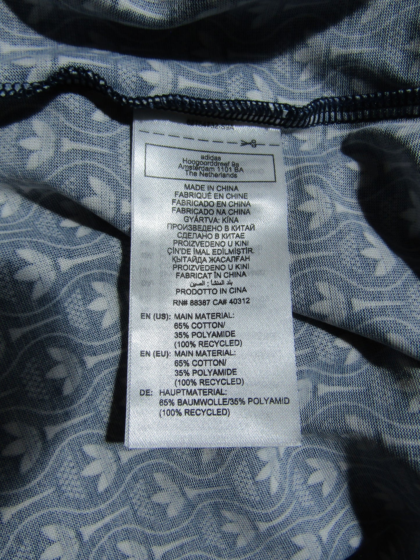 Adidas Golf Men's Blue Short Sleeve Polo Shirt Size S
