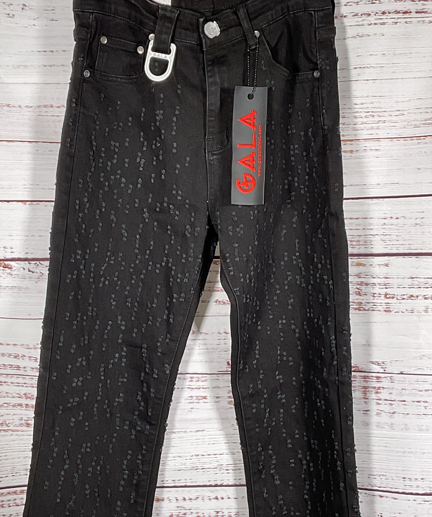 Gala Men's Distressed Jeans Black 32