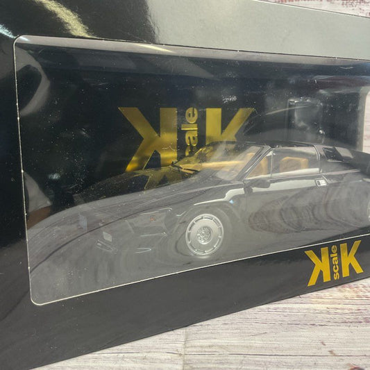 KK Scale Lamborghini Julpa 3500 Black Die Cast 1/8th Rocky Car Model Collectible