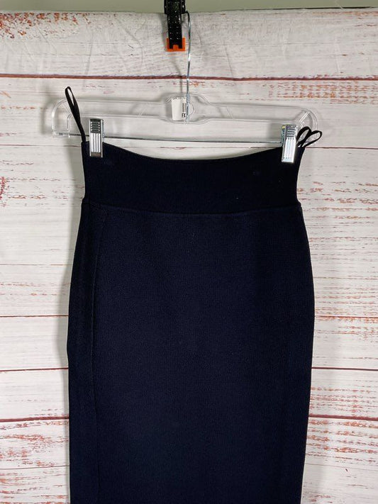 Scanlan Theodore Navy Blue Knit Skirt Size Small Women's