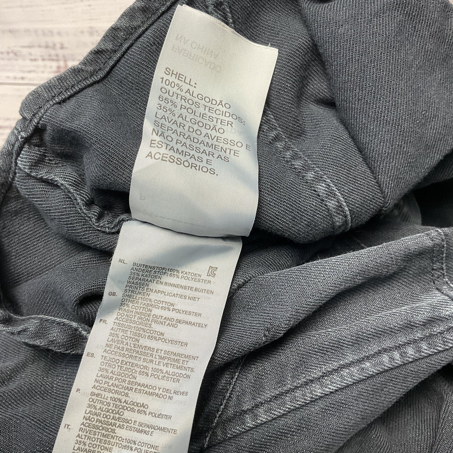 G-Star Raw Denim Blue Button Snap Corduroy Long Sleeve Shirt - Size S