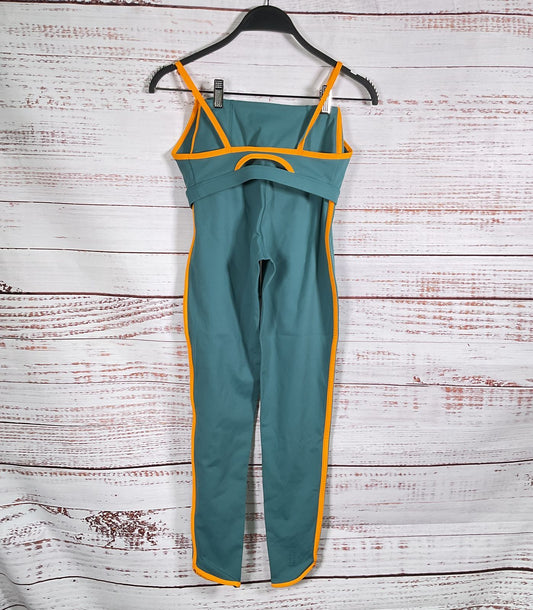 Spiritual Gangster Contrast Trim Workout Set Teal XS