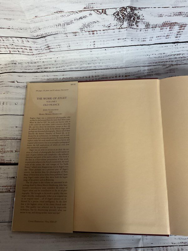 The Work of Atget- Volume 1 Old France By John Szarkowski