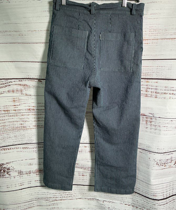 Women's Prairie Underground Blue Pinstripe Pants Size M