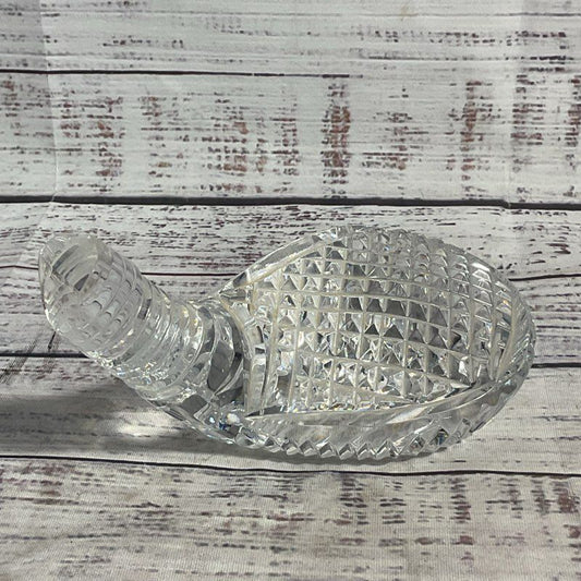 Waterford Golf Club Head & Ball Crystal Glass Paperweights 2 Pc. Set