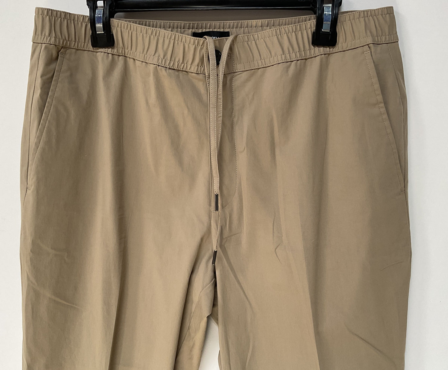 Theory Mayer Men's Dark Beige Drawstring Pants Size 33