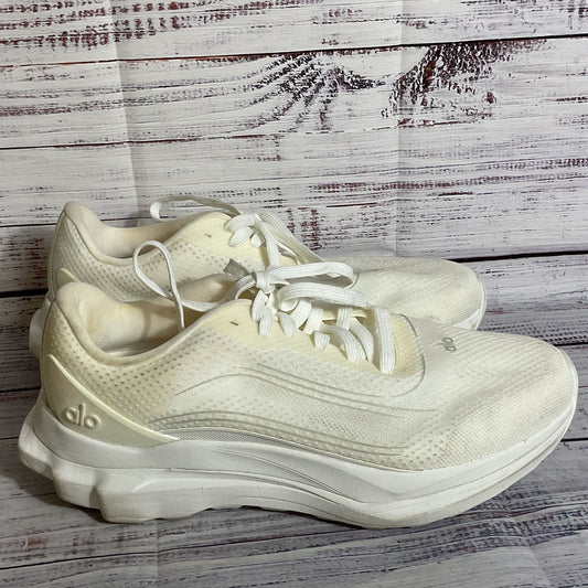 ALO A0590U Unisex White Running Shoes- SZ 8M/ 9.5W