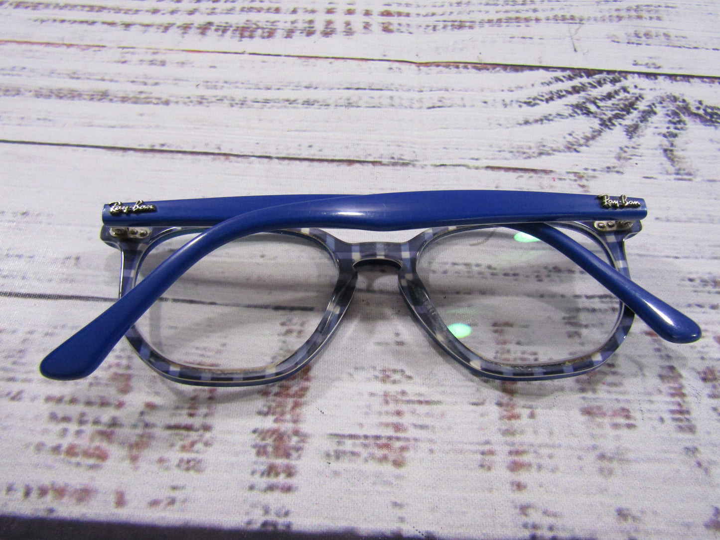 Ray-Ban RB7151 Blue Hexagonal Eyeglasses Frame