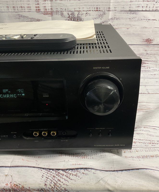 Denon AVR-1910 Home Theater AV Amplifier 7.1 Surround Sound Receiver With Remote