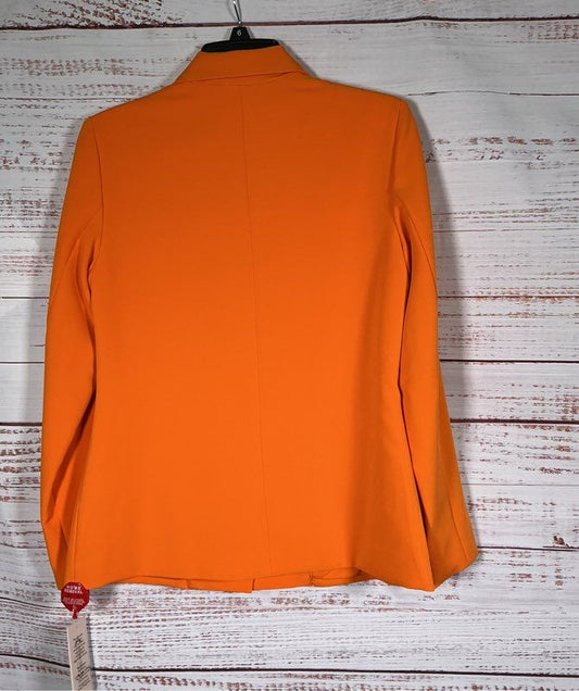 NWT Nanette Lepore Orange Blazer Size 6 Retail $128