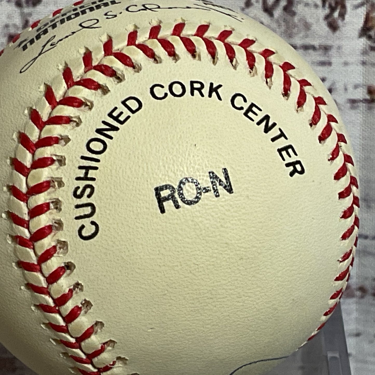 Signed OREL HERSHISER RO-N Official National League Ball with Case