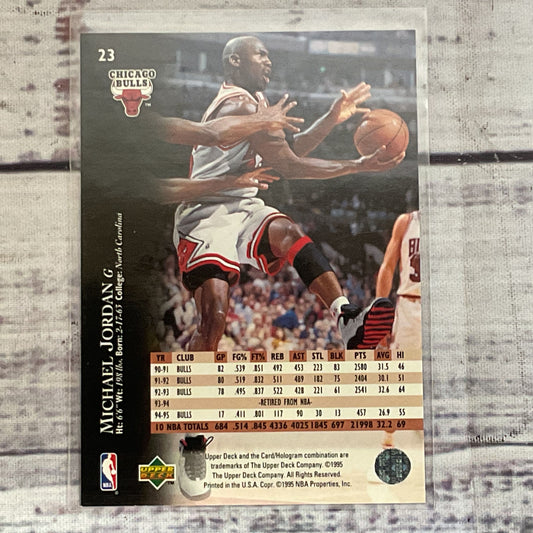 1995 Upper Deck MICHAEL JORDAN Basketball #23 Cards