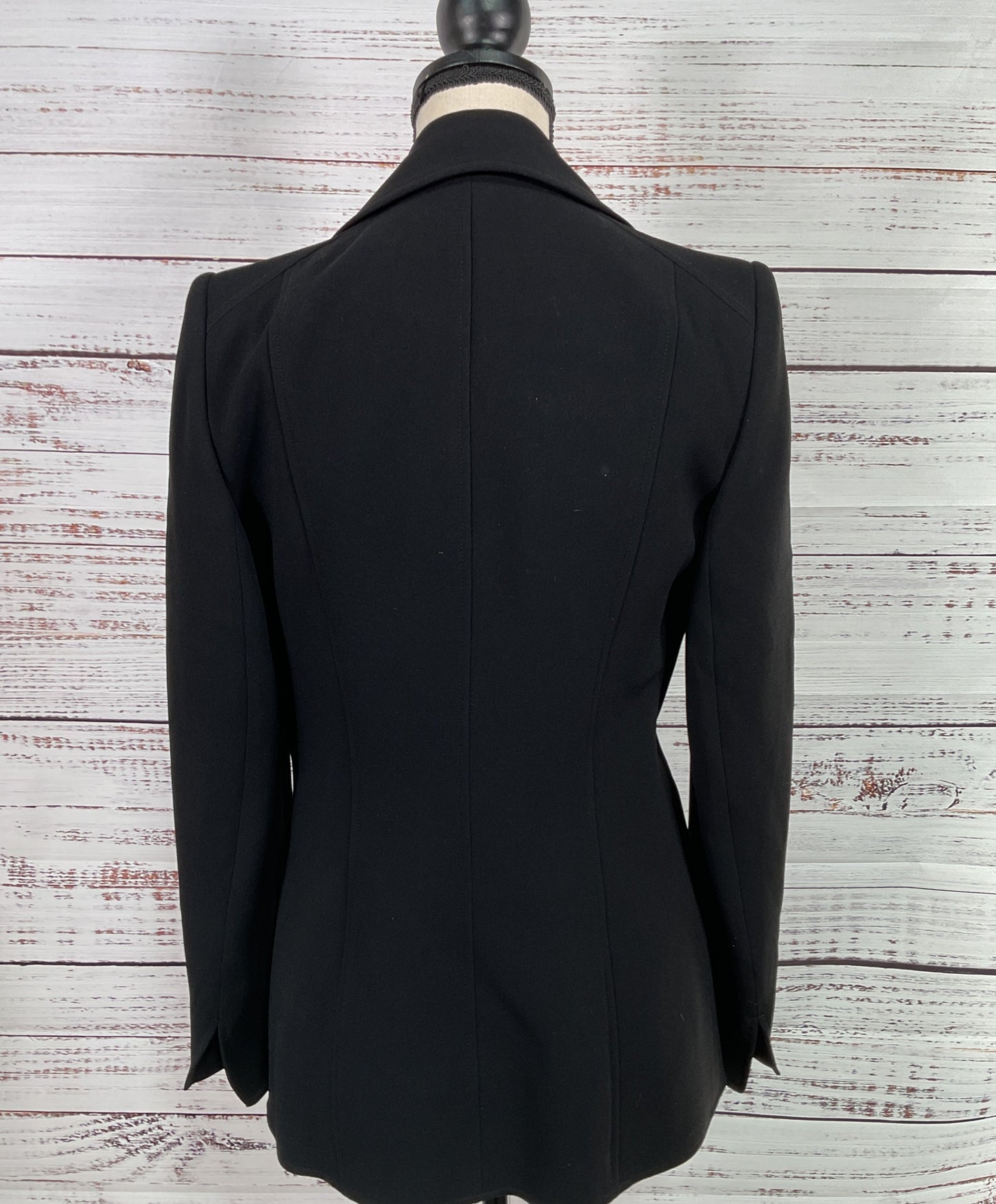 Ellen Tracy Single Button Blazer Black 0
