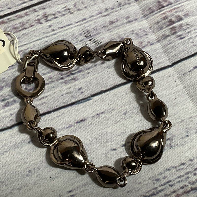 NWT GIVENCHY Smokey Quartz Opal Linked 7" Bracelet