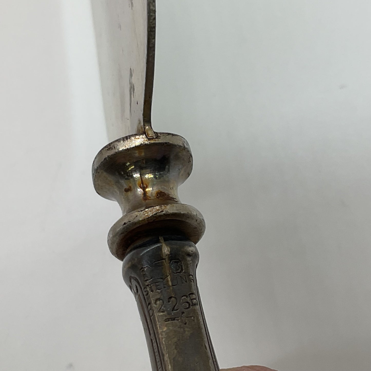 VTG. Sterling Silver #5228B Cake Knife- 9.5" (4" Handle)