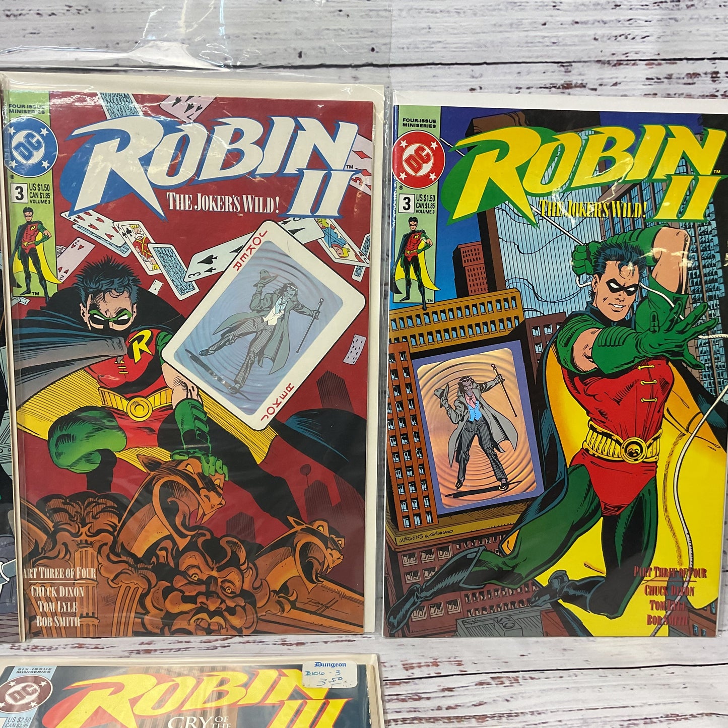 Robin , II, III Lot Of 14 Comic Books Holographic