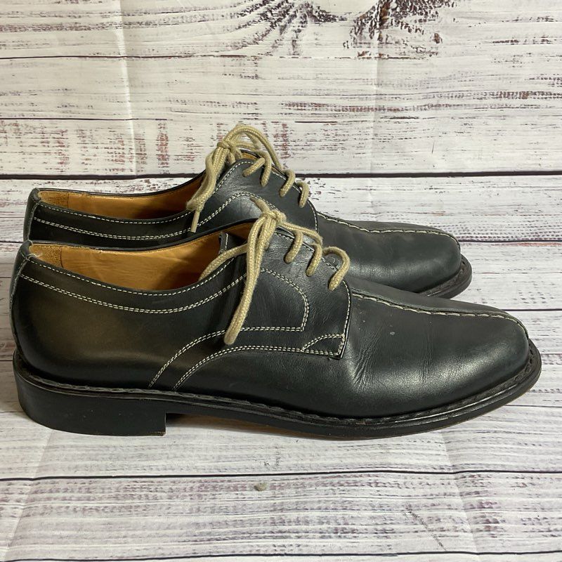 CIRO SCHIANO Men's Black Lace Up Oxford Shoes- SZ 10
