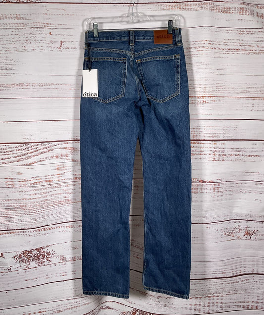 Etica Lou Mid Rise Relaxed Rodeo Jeans Blue 24