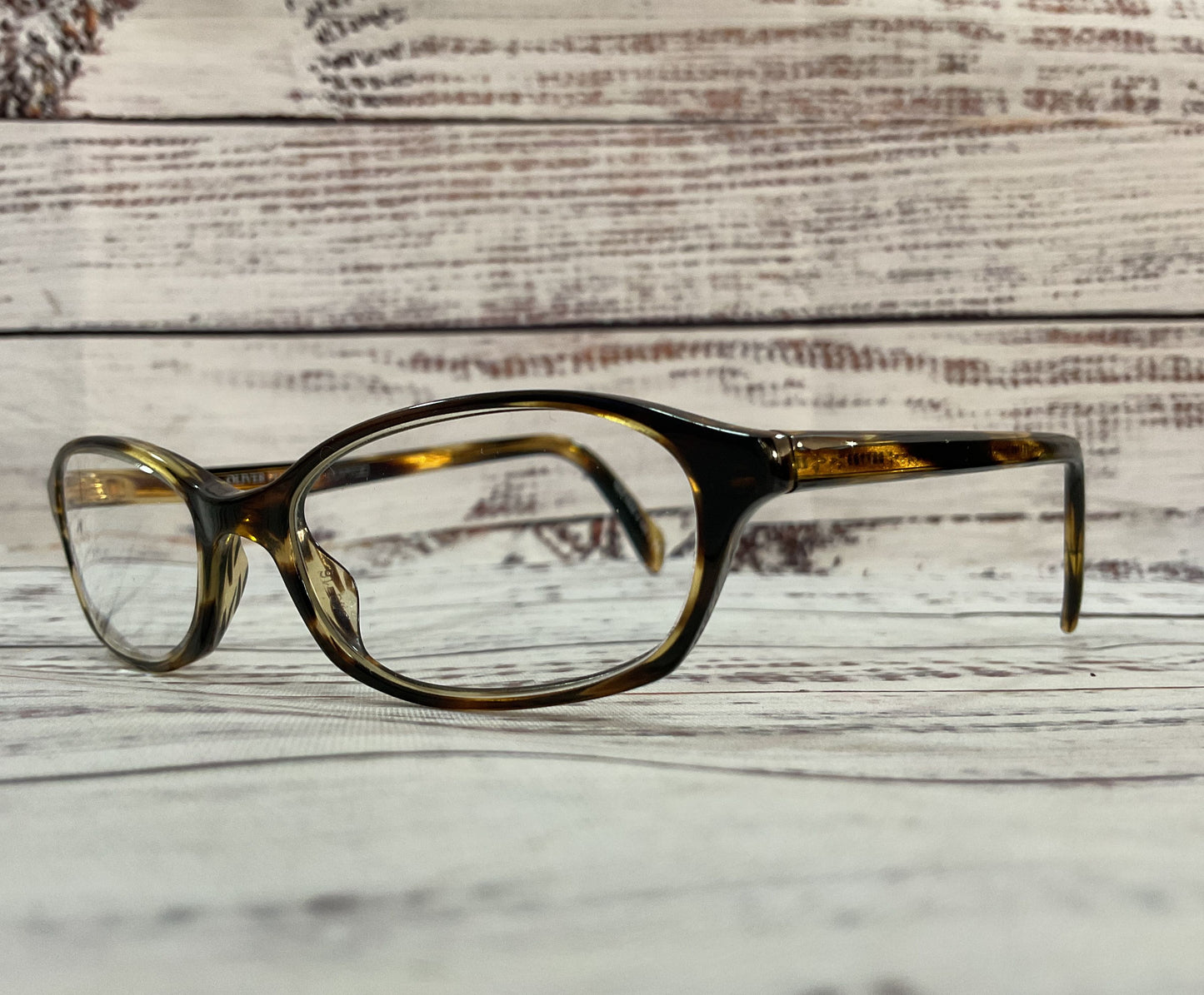 Oliver Peoples Alix Women's Brown Havana Eyeglasses Hand Made in Italy OV5164