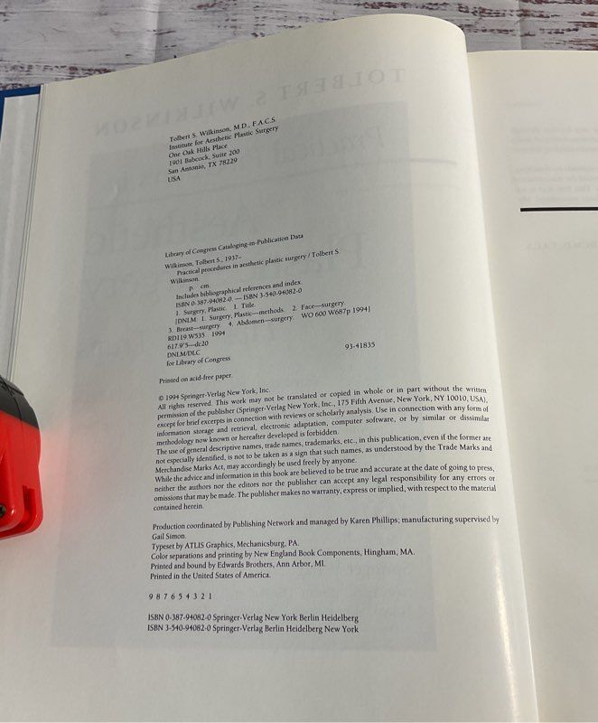 Practical Procedures In Aesthetic Plastic Surgery Tips And Traps By Wilkinson