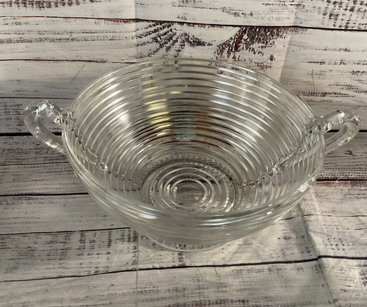 Anchor Hocking 9" Manhattan Glass Footed Fruit Bowl Clear