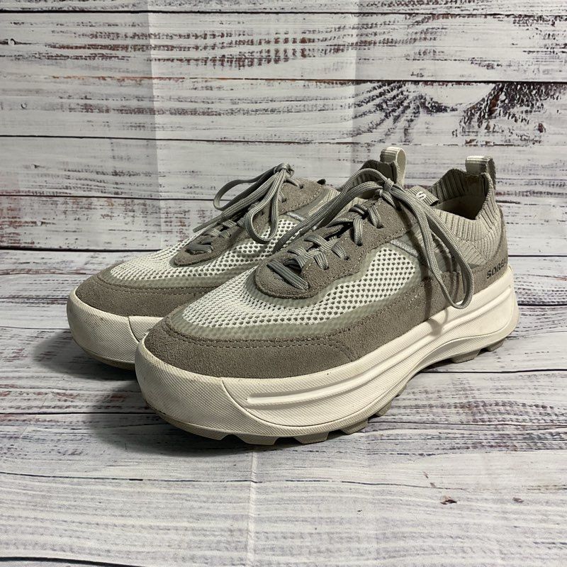 Sorel ONA 503 Knit Dove Grey Athletic Sneakers Women's Size 7