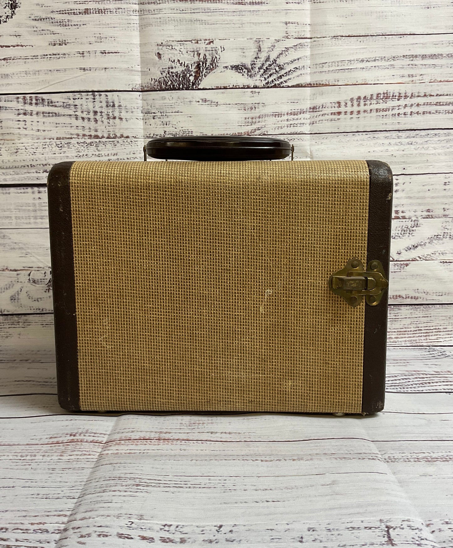 Vintage 1950's Barnett & Jaffe Baja Brown 300 Slot Photo Slide Case