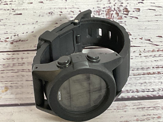 NIXON That's What She Said The Unit Men's Black Digital Watch -NEEDS BATTERY