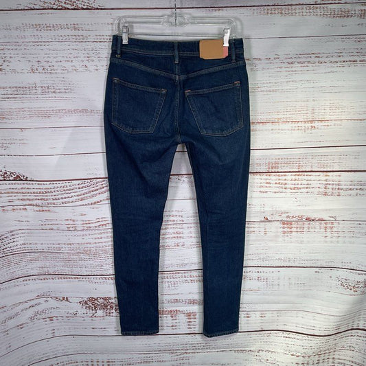 Acne Studios Bla Konst Melk Indigo Blue Slim Tapered Denim Jeans - Size 30x30