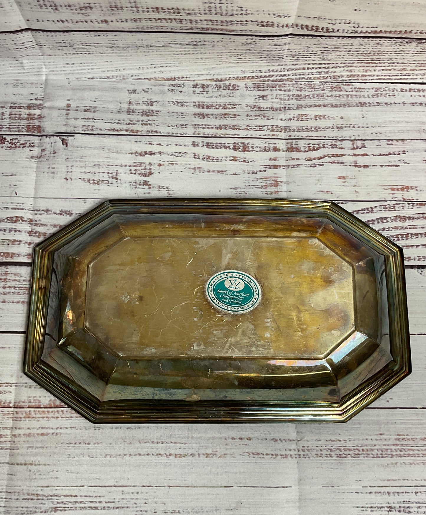 Wallace Silver Smith Small Silver Plate Tray