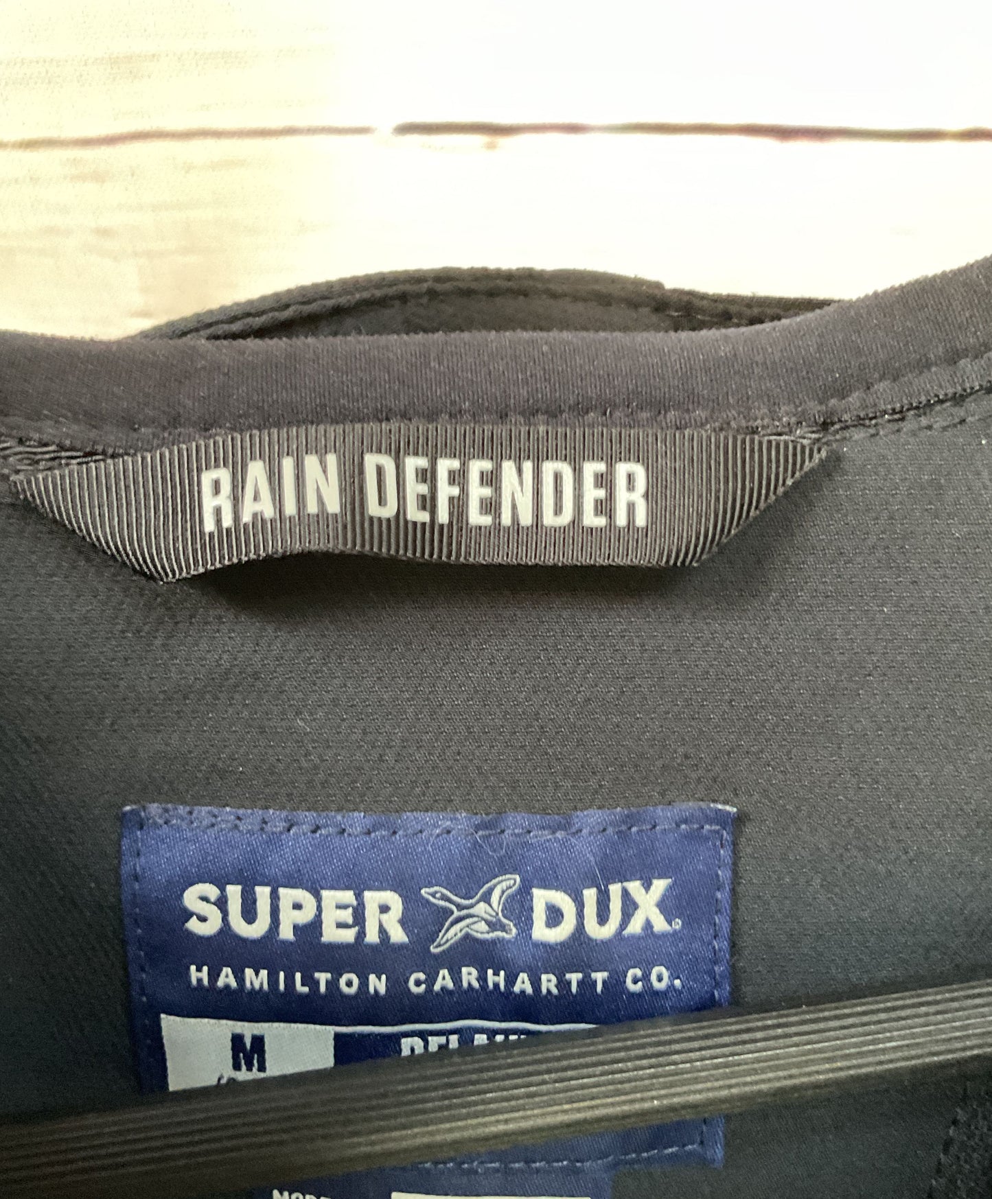 Carhartt Super Dux Women's Black Hooded Jacket Size M OJ5343-W