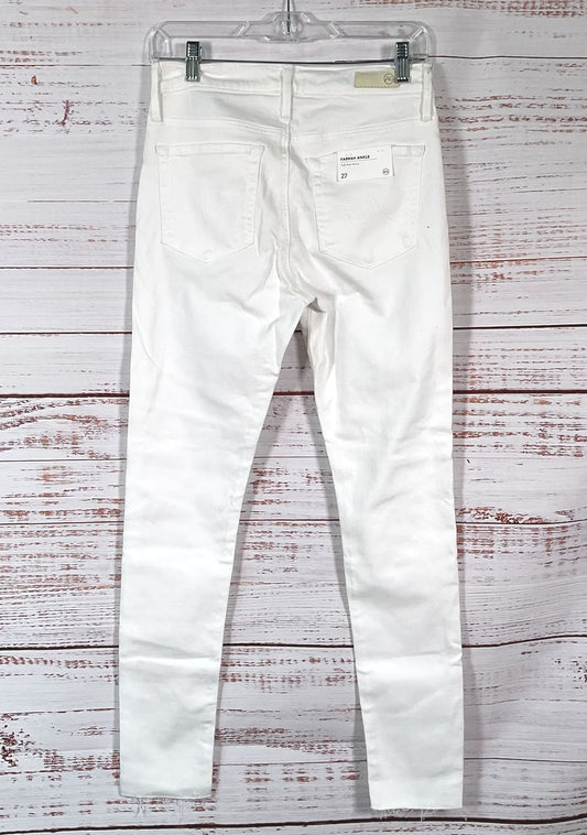 Adriano Goldschmied Farrah Skinny Ankle Jeans White 27