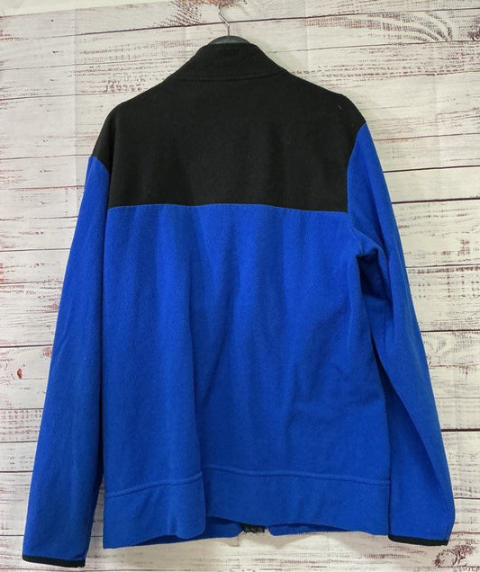 Men's The North Face Blue with Black Fleece Zip Up Jacket Size L