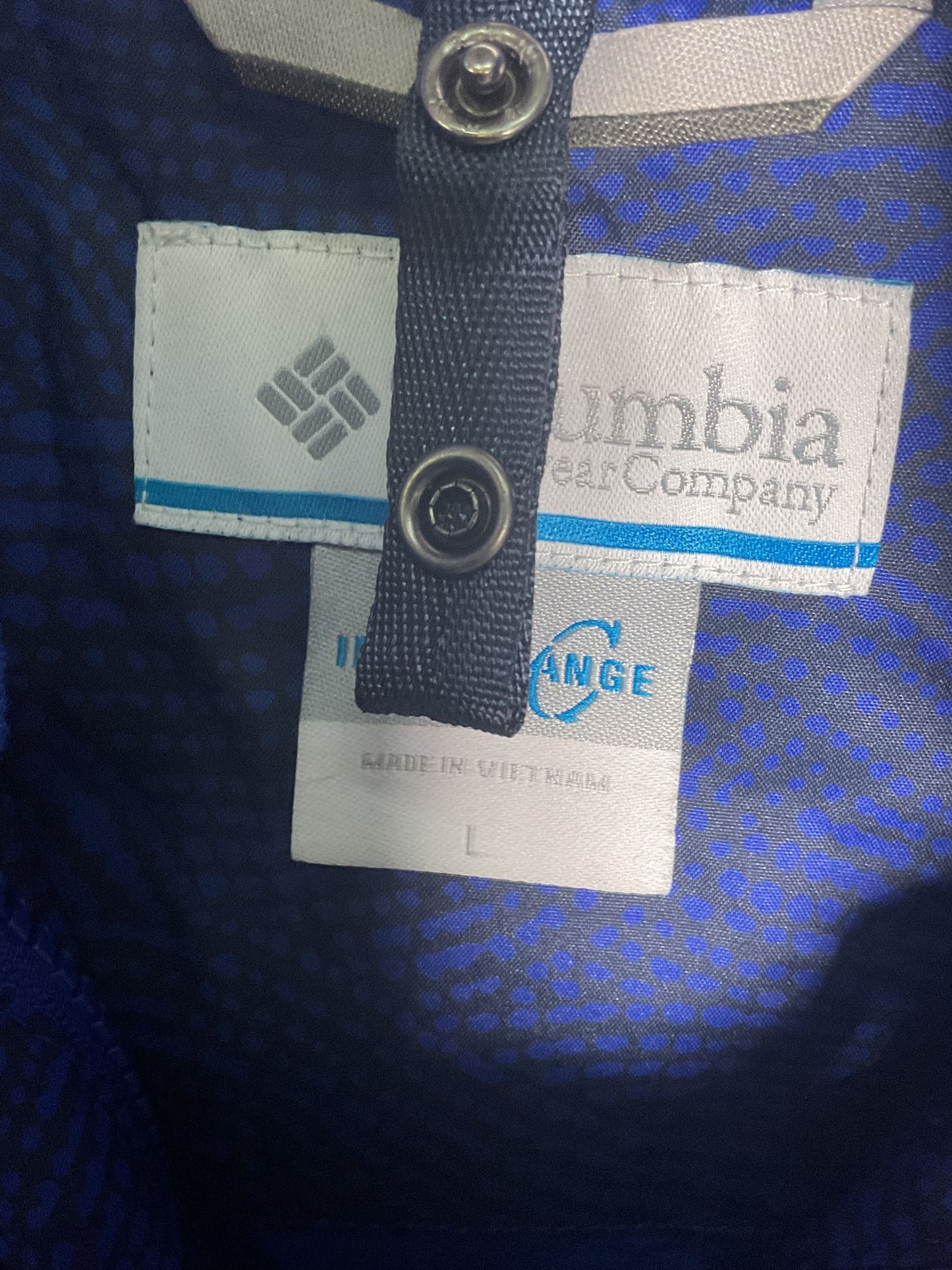 Columbia Blue Interchange Jacket - Size L