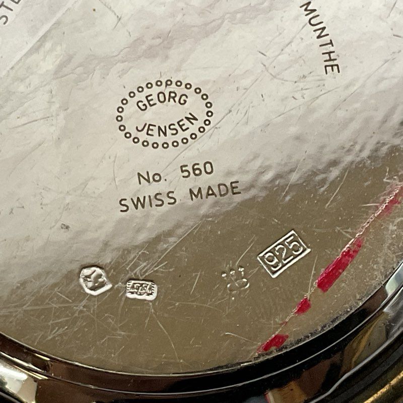 GEORG JENSEN Design 355 #560 Sterling Silver Pocket Watch