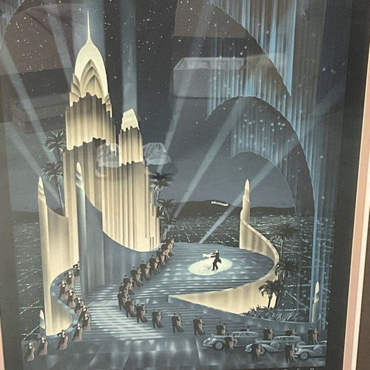 ROBERT HOPPE Hollywood 1987 Reporter Hollywood 100th Anniversary Print/Poster