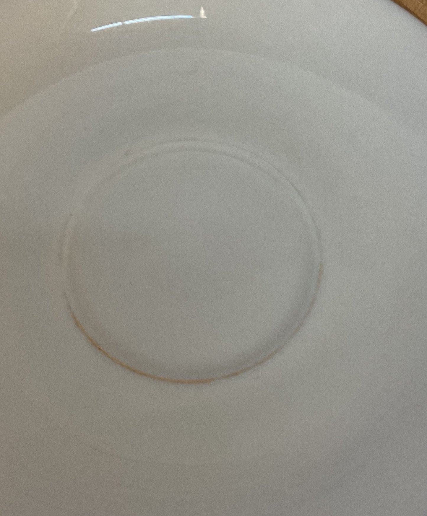 Lenox Bone China Tuxedo Saucer Plates Cream Gold