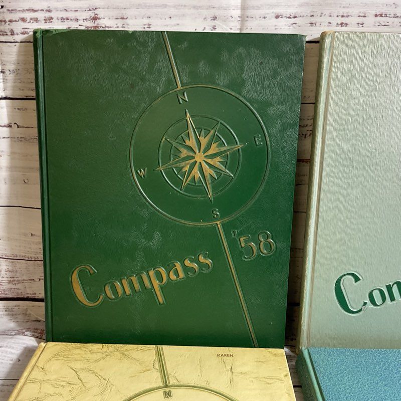 1958-1961 St. Monica Catholic High School Yearbooks- Set of 4