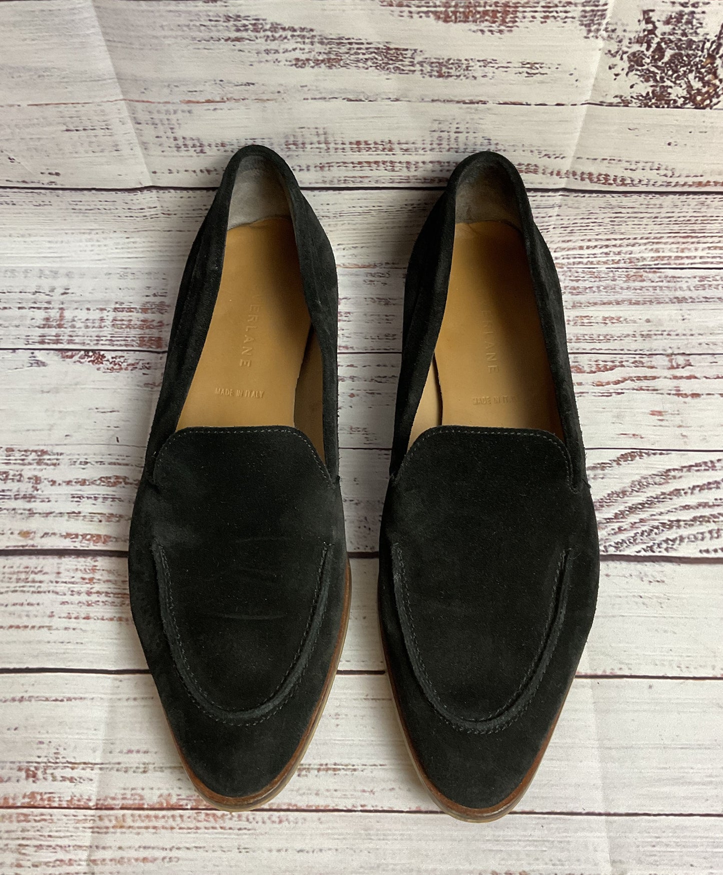Everlane Black Suede Loafer Women's Dress Shoe Size 9