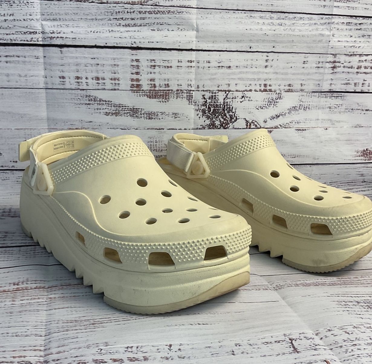 Men's Crocs Beige Slip On Clog Size 11