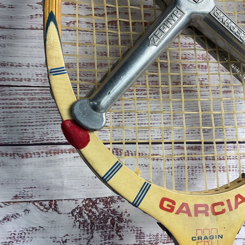 VTG. Garcia Cragin Pro 360 Tennis Racket w/ PBR Beer Cover