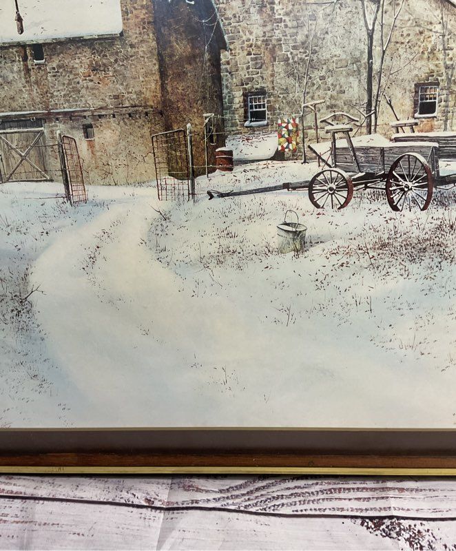Deep Winter by Frank Hamilton Framed Art Print Signed