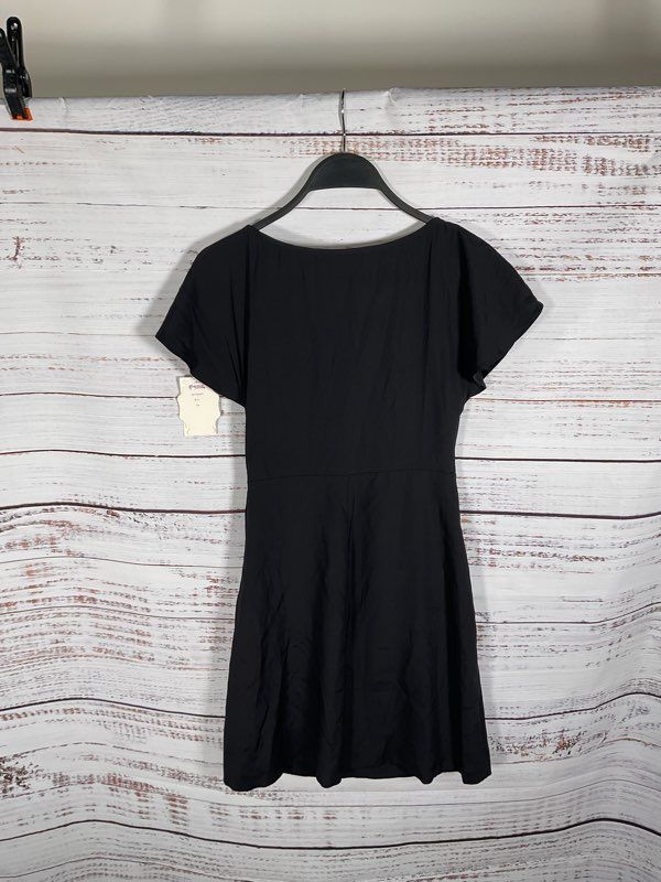 NWT Women's Hale Bob Studded Silk Blend Flutter Shoulder Dress Size XS